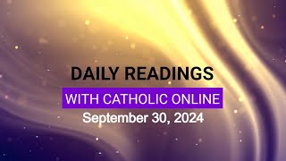 Daily Reading for Monday, September 30th, 2024 HD