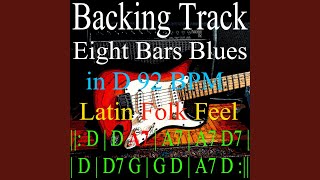 Backing Track Eight Bars Blues in D