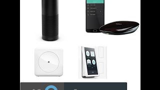 Amazon echo + Harmony Hub + Wink