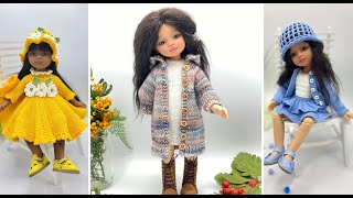 ОДЯГ ДЛЯ PAOLA REINA //БАГАТО РІЗНОГО #українською #crochet #doll #clothes