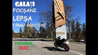 Plimbare cu Suzuki GSR 600 din Galati Focsani Lepsa Targu Secuiesc toamna 2022 octombrie