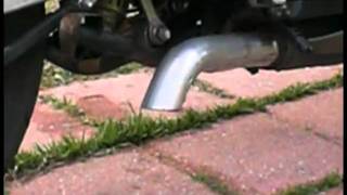 2004 Suzuki Katana 600 (GSX600F) custom turn down pipe