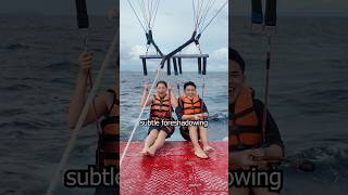 I THREW UP ON HIM 🤢🤮 #trendingshorts #parasailing #filipino #funny #viralshorts