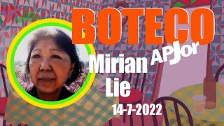 Boteco APJor recebe Mirian Lie