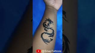 23 How to make Dragon Tattoo #tattoo #tattootrends #tattooart #tattooartist #viral #temporarytattoo