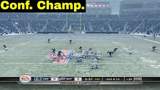 Will PEYTON end our FRANCHISE?! (Conference Championship) (Madden NFL 11 Pt. 73)