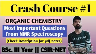 Crash Course#1|Organic Chemistry|How to Find Out Number of Signals in NMR Spectroscopy|BSc III Year