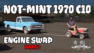 Engine Swap Shell Game With Oscar The #Squarebody Service Truck And Not-Mint #C10 Part 2