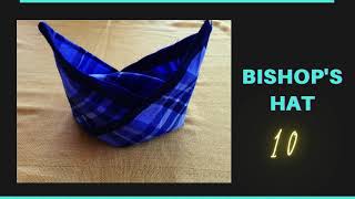 10 Basic Table Napkin Folding using Handkerchief.