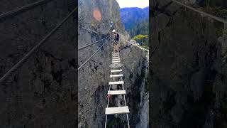 very cool via ferrata in the Alps ، Drachenwand 🇦🇹 #shorts#subscribe#gopro#top10#austria#viaferrata