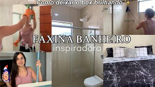 FAXINA COMPLETA NO BANHEIRO + fiz uma super limpeza e organização na casa ✨