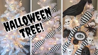 Black and White HALLOWEEN Tree!