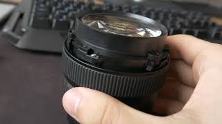 How to clean the Canon 85mm F/1.8 USM