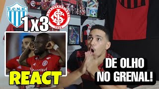 REACT NOVO HAMBURGO 1 X 3 INTERNACIONAL REACT INTER MELHORES MOMENTOS CAMPEONATO GAÚCHO 2024