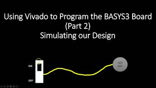 Using Vivado to Program the BASYS3 Board Part 2 Simulating your Design