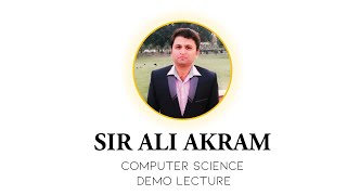 SIR ALI AKRAM - CS Lecture - Mantissa Exponent | P3 - Chapter 1