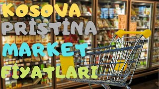 KOSOVA PRİŞTİNE MARKET FİYATLARI 1 TORBA DOLUSU MALZEME ALDIM TOPMA 2.5 EURO PARA ÖDEDİM !!!