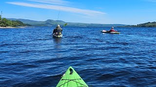 Kayak Fishing Loch Lomond in Summer