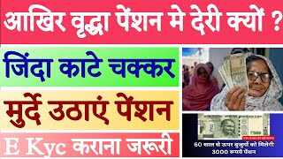 Vridha pension new update | Vridha pension kab aaegi | वृद्धा पेंशन कब तक आएगी |