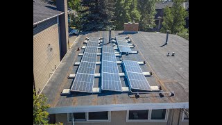 6.8 kw Flat Roof Ballasted Solar System