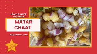 How to make famous Matar Chaat, Chola Chaat, very Healthy recipe. Quick breakfast/snacks option