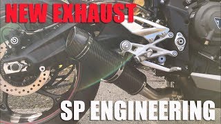 SP Engineering Exhaust | Triumph Street Triple