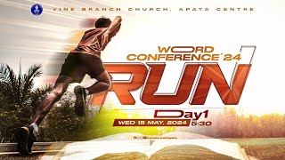 RUN | WORD CONFERENCE 2024 | DAY 1 LIVE 🔴 | 15th May, 2024