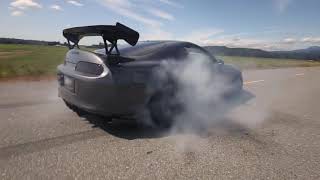 Toyota Supra amazing burnout