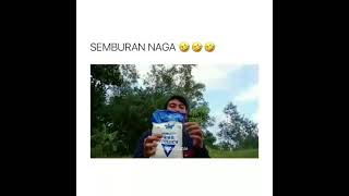 Kekuatan tepung A3 biru dapat mengeluarkan semburan naga video lucu