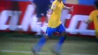 Luis Fabiano faz um Golaço - Brasil 3 x 1 Argentina 05/09/2009