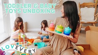 LOVEVERY TODDLER PLAY KITS & BABY PLAY GYM UNBOXING