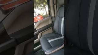 2018 Ford F150  New leather seats #katzkinleather