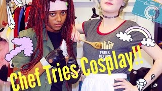 Cosplayer and Chef Trade Places - Collab with Plant Powered Haile