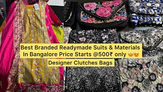 Best Branded Readymade Suits & Materials in Bangalore | Designer Clutches Online Shopping | Khushbu