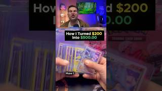 How I Turned $200 into $500 #pokemon #pokemontcg #pokemoncards #wotcpokemon #anime