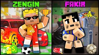 ZENGİN FUTBOLCU ÇOCUK VS FAKİR FUTBOLCU ÇOCUK! 😂 -Minecraft