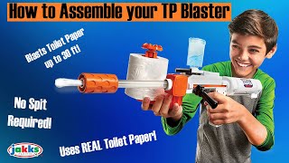 How To Construct The Toilet Paper Blasters Skid Shot | Toilet Paper Blasters | JAKKS Pacific