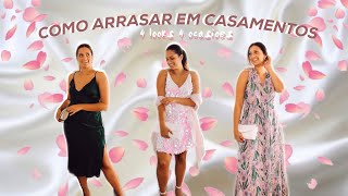 4 LOOKS PARA ARRASAR EM CASAMENTOS 💖 | Beatriz Freitas-Branco