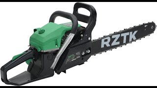 Распаковка цепной бензиновой пилы RZTK CS 5300 из Rozetka