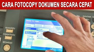 CARA FOTOCOPY DOKUMEN SECARA CEPAT