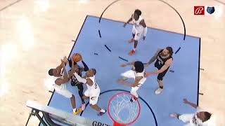 Santi Aldama Nails The Insane No Look Behind The Back Pass of Ja Morant  NBA 011823