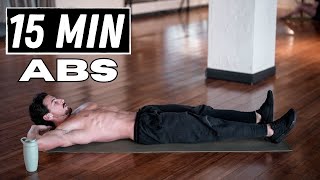 15 MIN ABS WORKOUT | No Equipment | No Repeat | Rowan Row