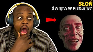 WESOŁYCH ŚWIĄT 😈 !!! Słoń - Święta w piekle '87 (prod. Chris Carson) (POLISH RAP REACTION!!!)