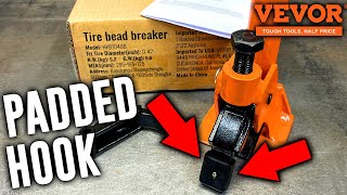 VEVOR Tire Bead Breaker Review on Aluminum Wheels