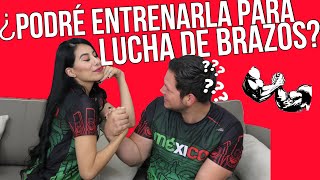 Entrenamiento de Lucha de Brazos para principantes | Alan Guerra y Raquel Gallegos