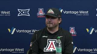 Arizona Football Press Conference - Matt Adkins