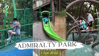 Vlog 12 | Admiralty Park Playground Singapore| The park with most slides｜ 海军部公园｜新加坡最多滑梯的公园