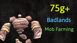 Elemental Earth Farming 75g+  Badlands | Wow Classic Guide