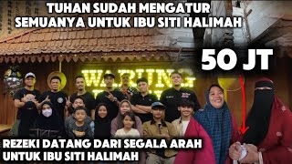 DAHSYAT : REZEKI  IBU SITI HALIMAH BERDATANGAN DETIK-DETIK RUMAH DI TINGKAT ‼️