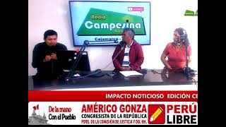 Américo Gonza: Entrevista en Radio Campesina de Cajamarca